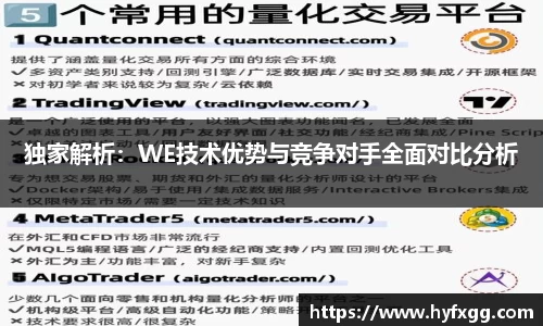 独家解析：WE技术优势与竞争对手全面对比分析